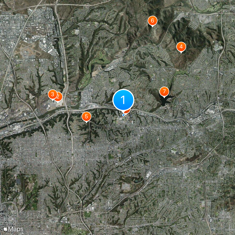 San Diego State Aztecs Map