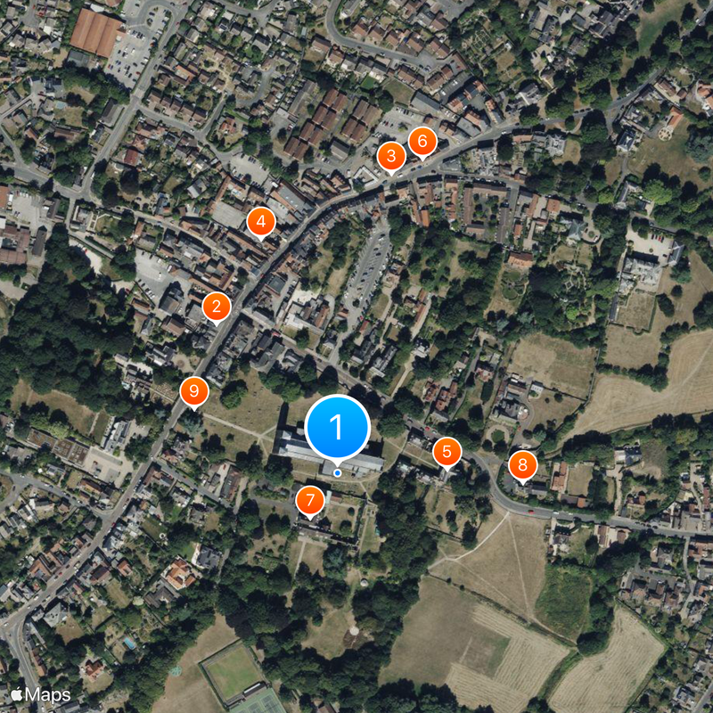 Southwell Minster Mapa