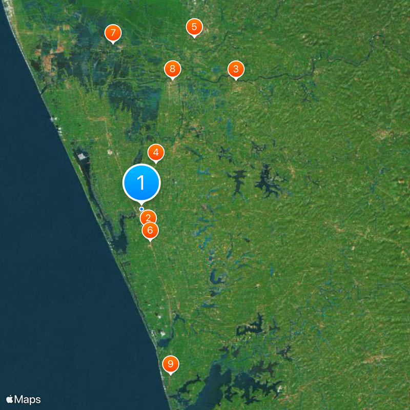 Kayamkulam Map