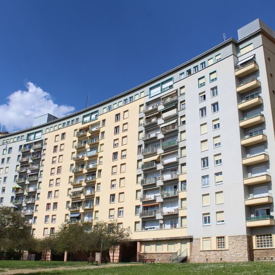 Immeuble de logements curviligne