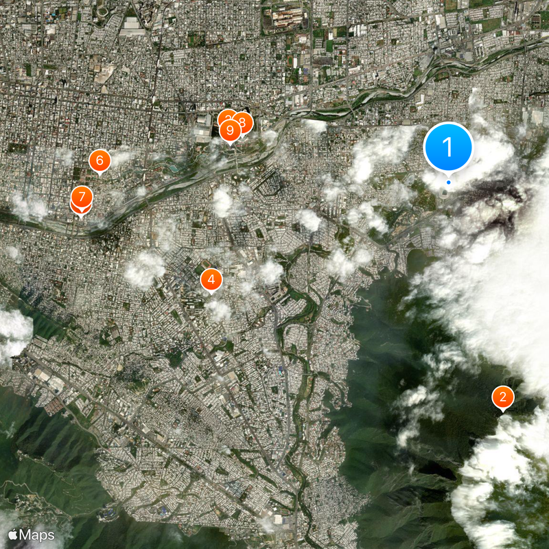 Estadio Monterrey Map