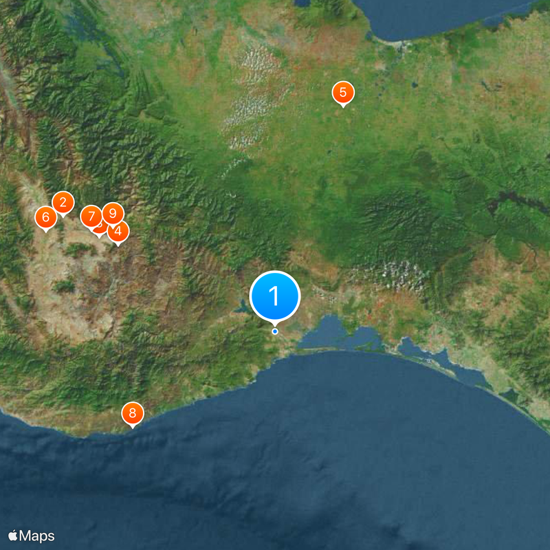Santo Domingo Tehuantepec Map