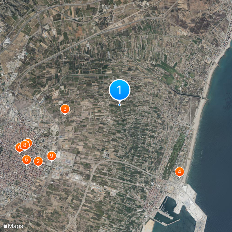 40th parallel north Map