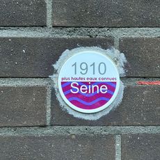 Repère de crue 1910