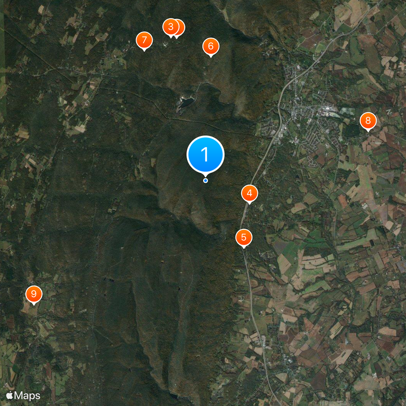 Cunningham Falls State Park Map