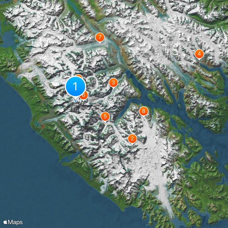 Mount Fairweather Map