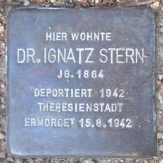 Stolperstein en memoria de Ignatz Stern