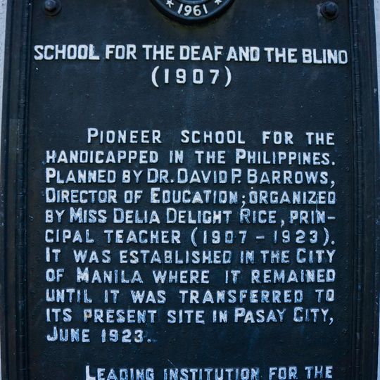 School for the Deaf and the Blind historical marker