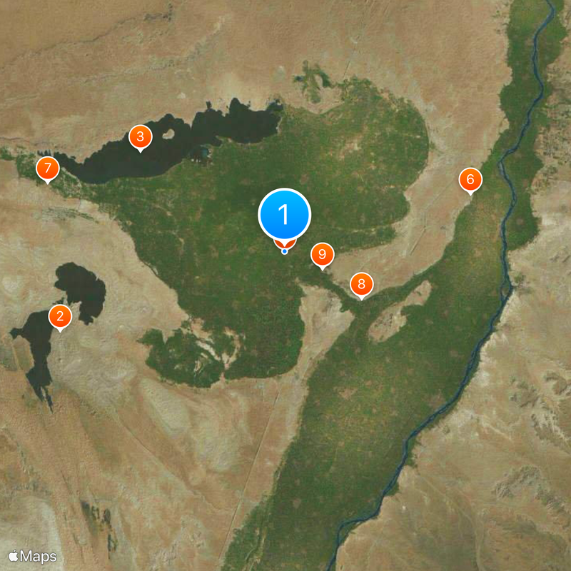 Médinet el-Fayoum Carte