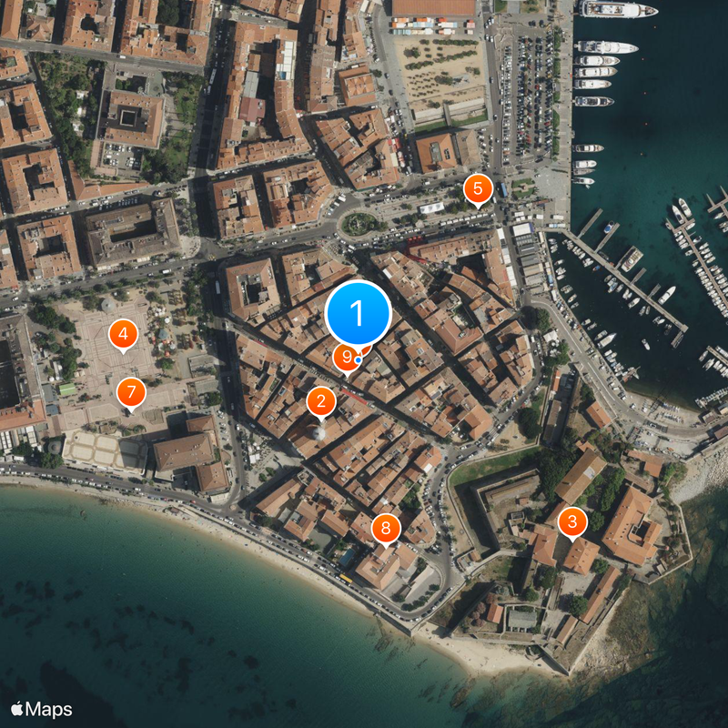 Maison Bonaparte Map