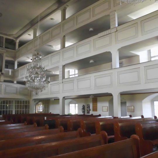 Treppenanlage zum Eingangsbereich des Kirchhofs Am Kirchberg