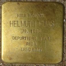 Stolperstein à la mémoire de Helmuth Elias