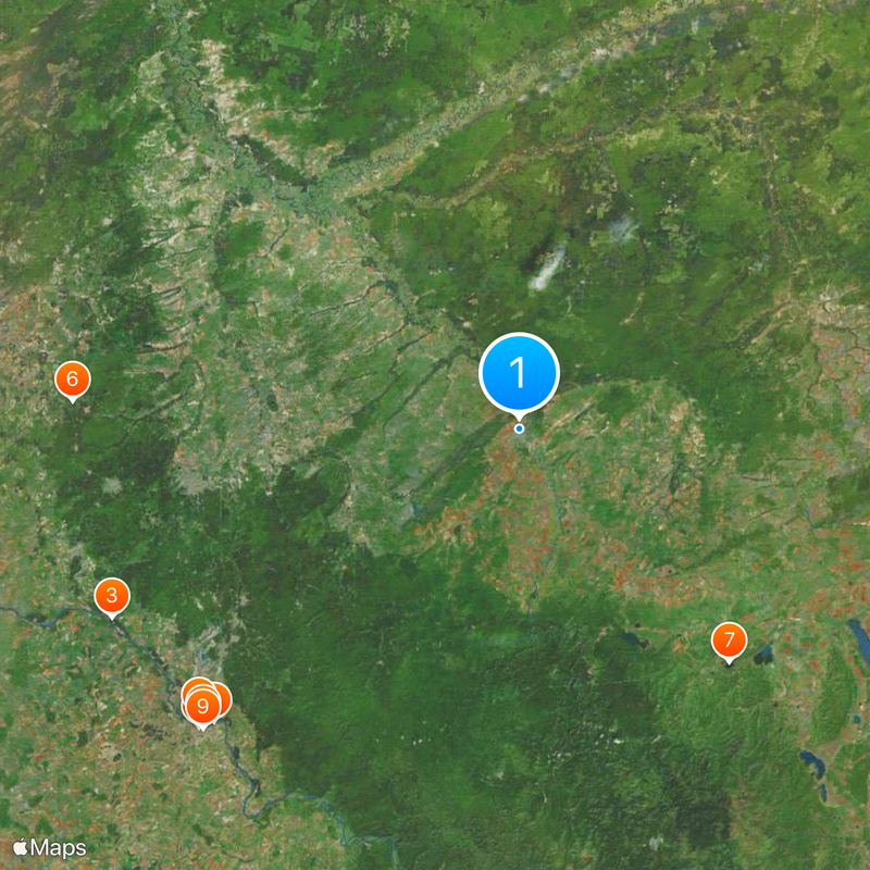 Mariinsk Map