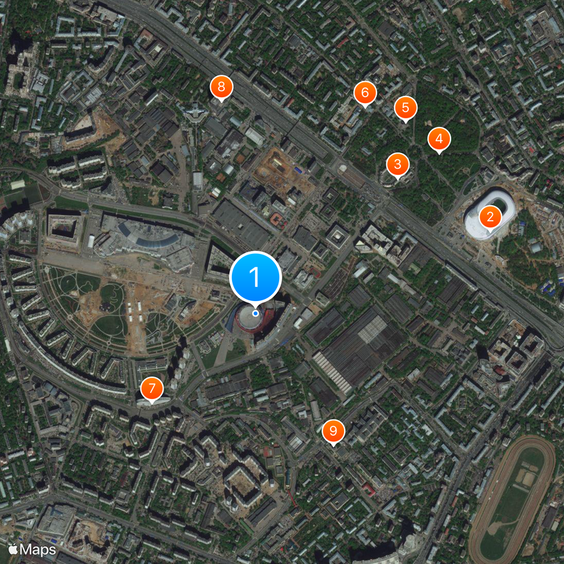 Megasport Sport Palace Mapa