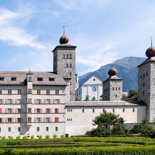 Old and new Stockalper Palace