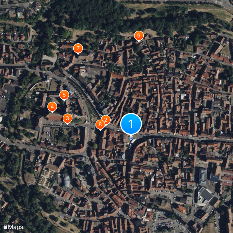 Wissembourg Map