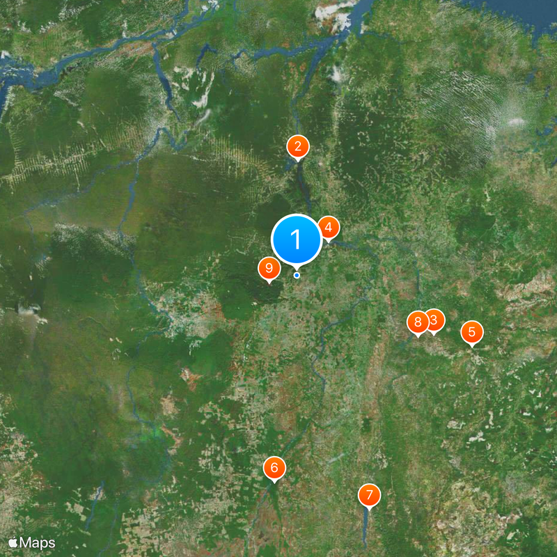 Serra Pelada Map