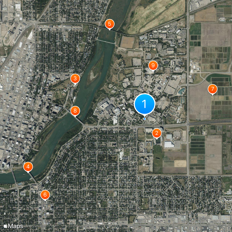 University of Saskatchewan Map