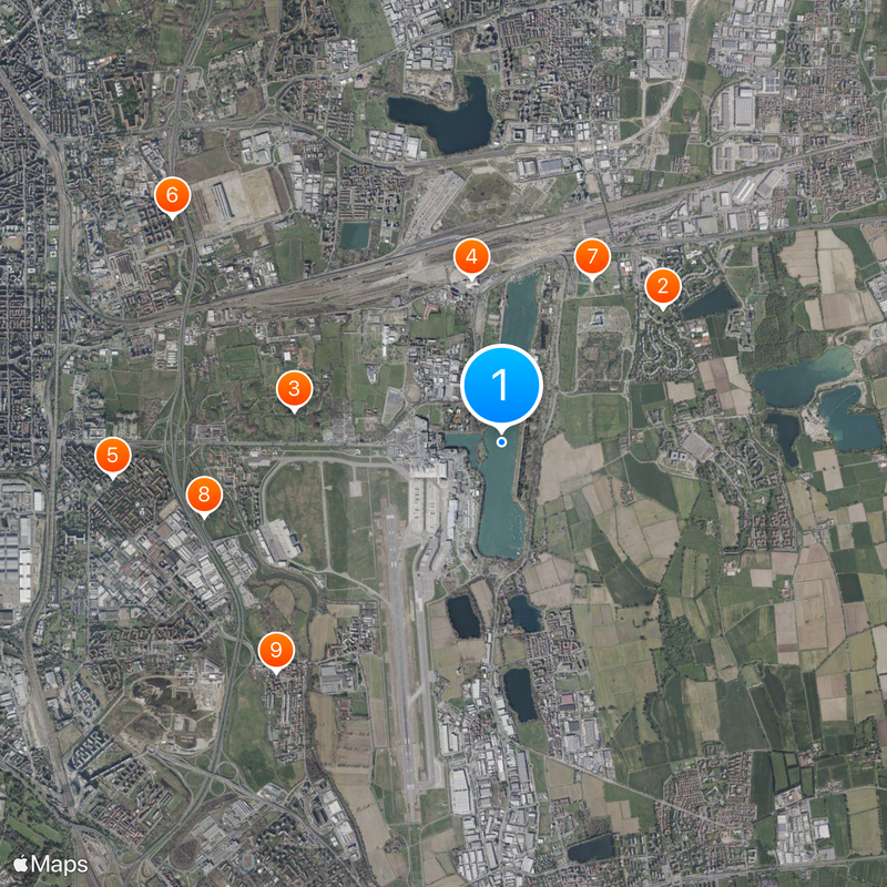 Idroscalo di Milano Mappa