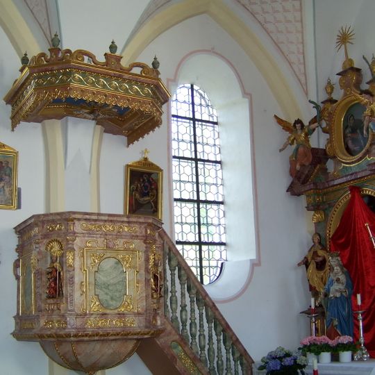 Pulpit of Maria zu den sieben Schmerzen und Maternus