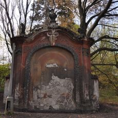 Brány v zahradě Neuperského dvora