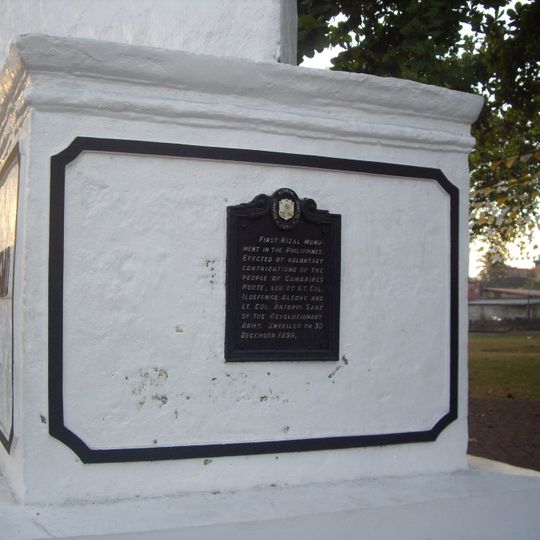 First Rizal Monument historical marker