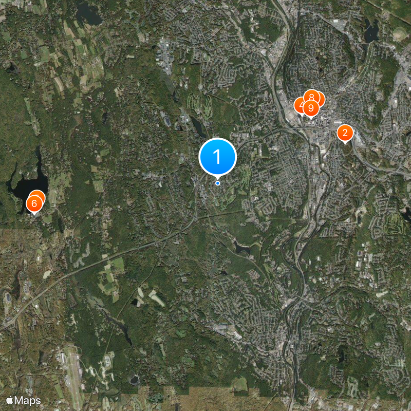 Post University Map