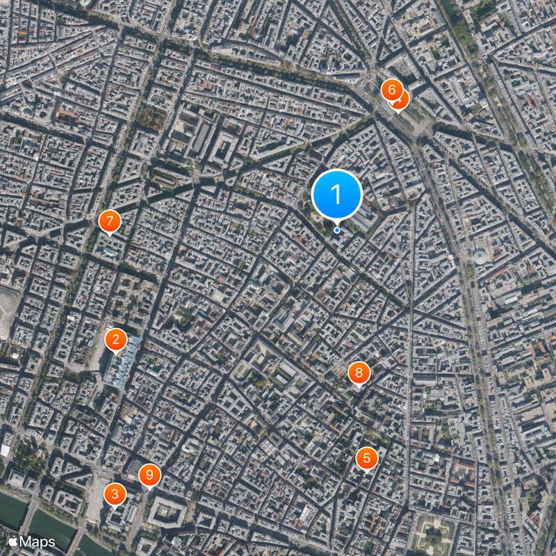 III arrondissement di Parigi Mappa