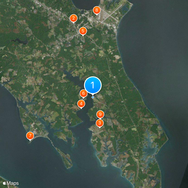 St. Mary's City Carte