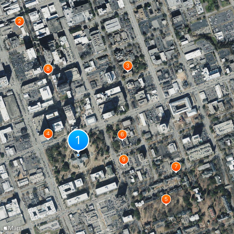 South Carolina State House Map