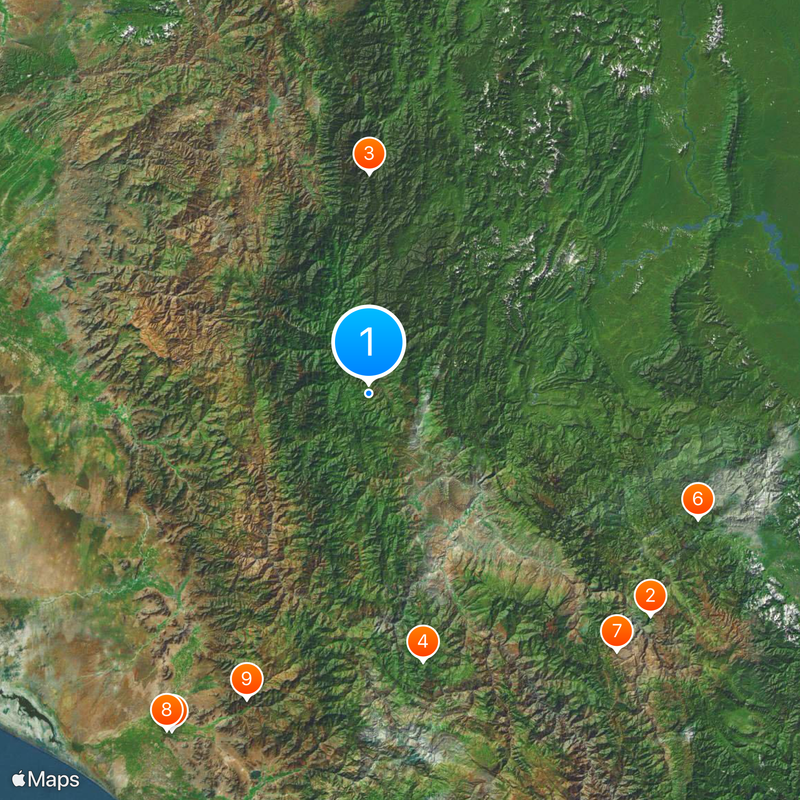 San Ignacio Province Map