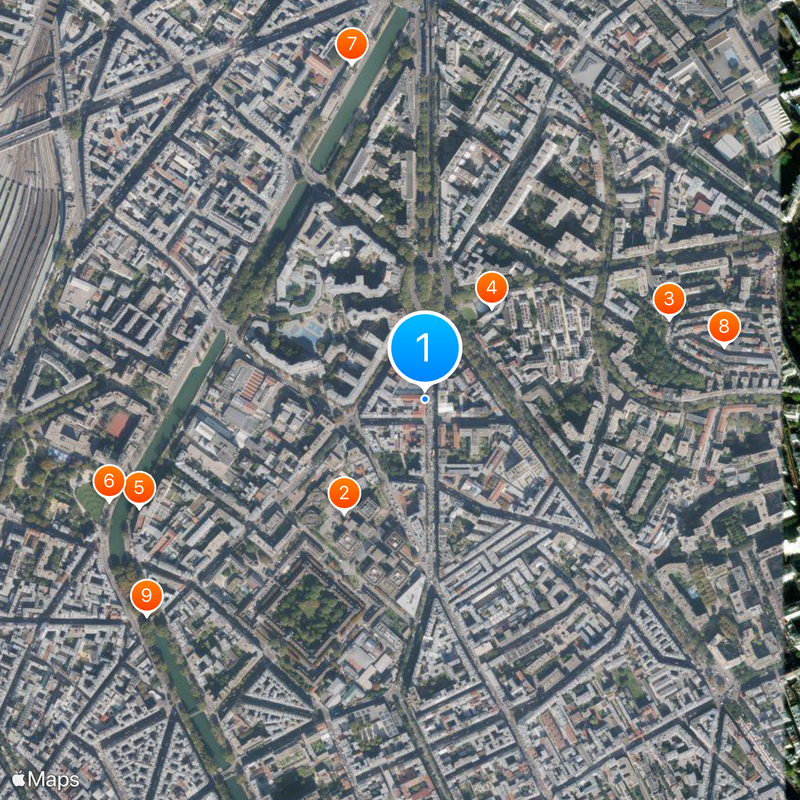 INSEEC School of Business and Economics Map