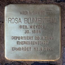 Stolperstein en memoria de Rosa Blumenthal