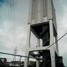 Torre de extracción del pozo Candín I