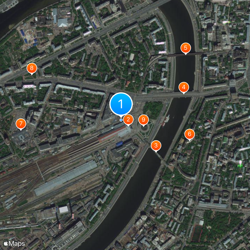 Kiyevskaya Map