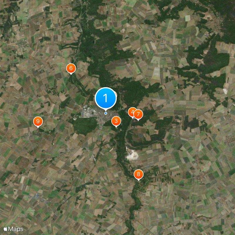 Malesherbes Map