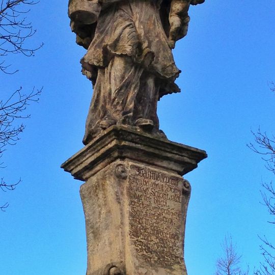 Statue of John of Nepomuk in Krásný Les