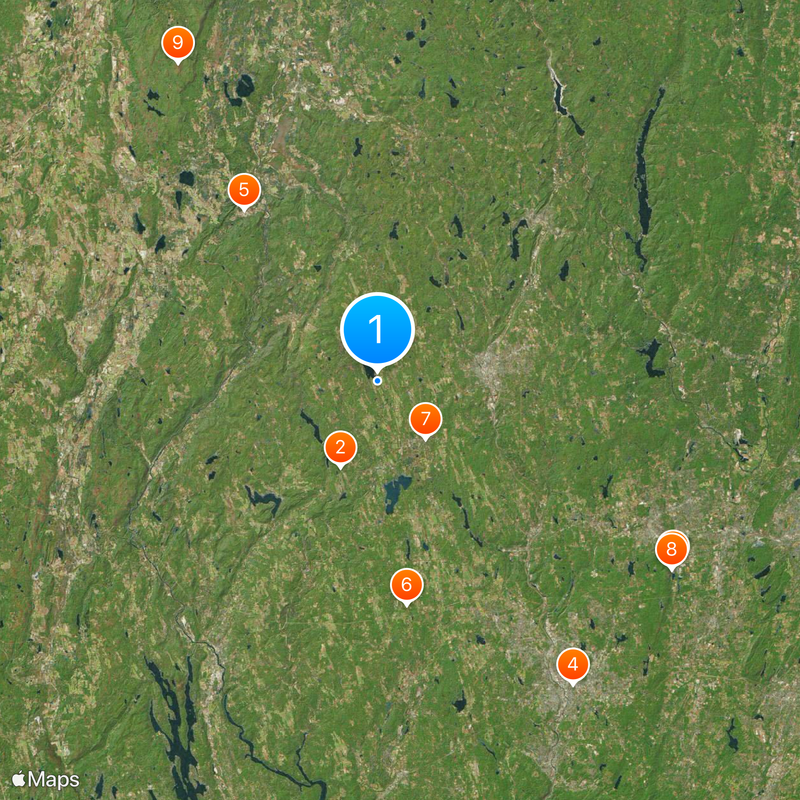 Condado de Litchfield Mapa