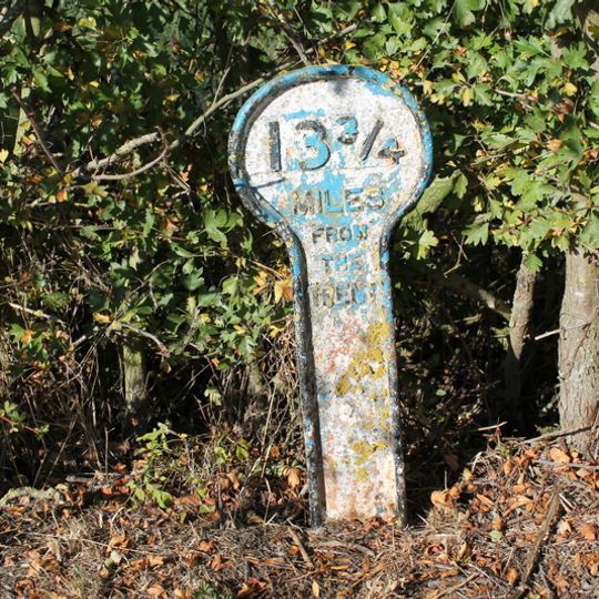Grantham Canal, 13 3/4 Miles Post Approximately 1000 Metres East Of Main Street, Hickling
