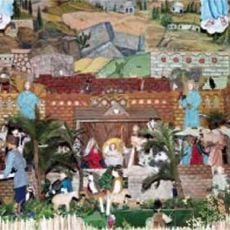 Ruchoma szopka w Łące Prudnickiej