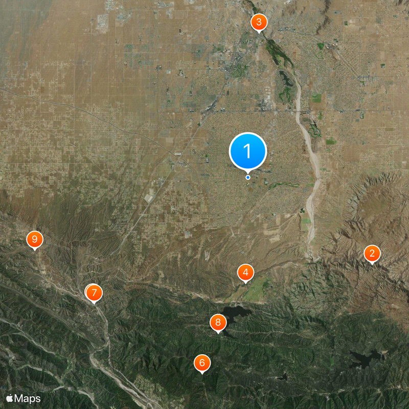 Hesperia Map