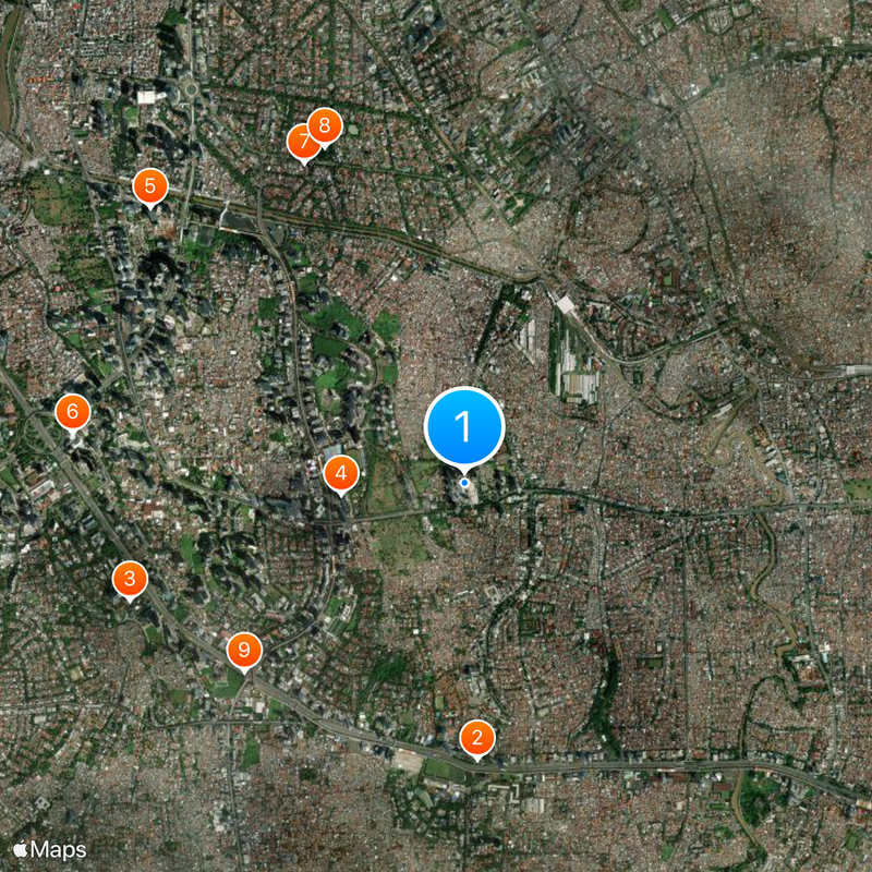Kota Kasablanka Map