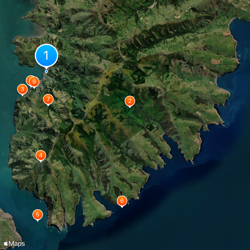 Akaroa Mapa