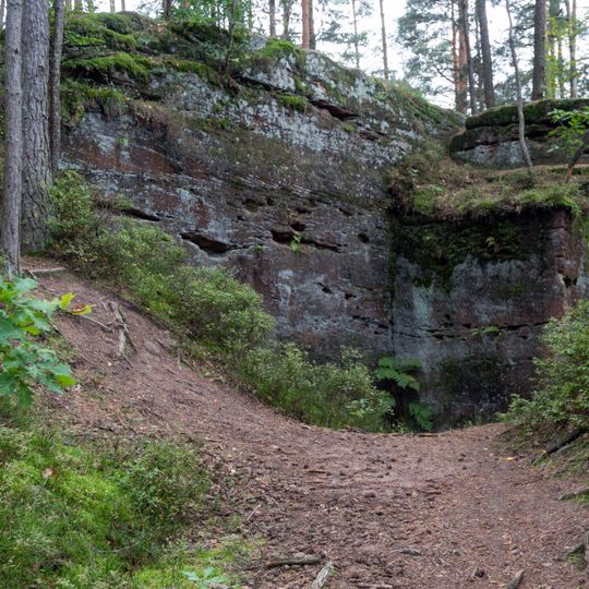 Kleiner Steinbruch am Wildgehege
