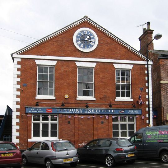 North west block of Tutbury Institute fronting street