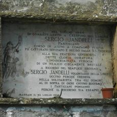 Plaque to Sergio Jandelli