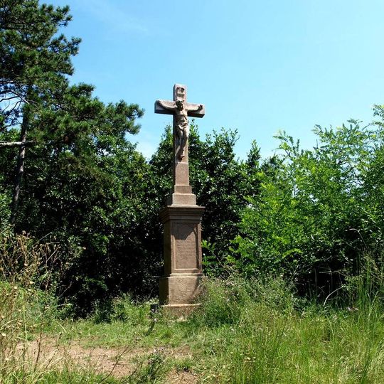 Kříž na kopci Křížák nad Moravským Krumlovem