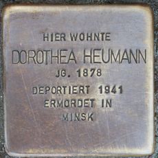Stolperstein en memoria de Dorothea Heumann