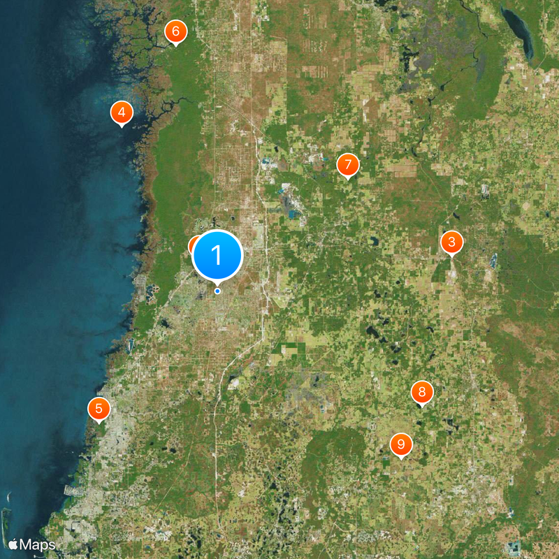 Spring Hill Map