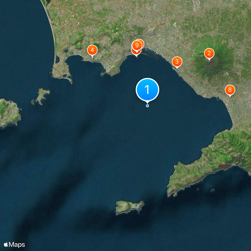 Gulf of Naples Map